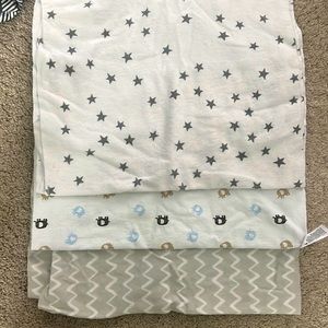 Cloud Island Swaddle Blankets
